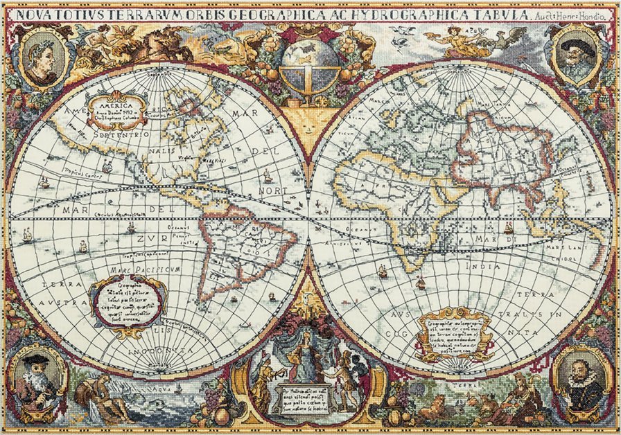 Старинная карта - оригинал