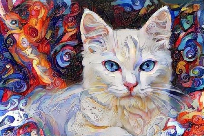 Gato. - animais.pintura. - оригинал