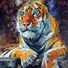 Схема вышивки «Tigre.»