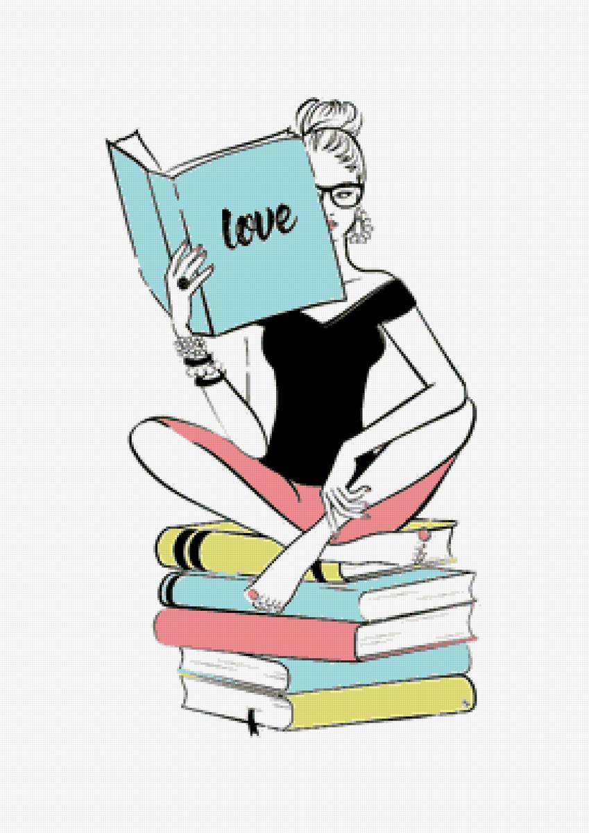 Девушка - книги - предпросмотр