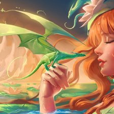 Схема вышивки «Дракон»