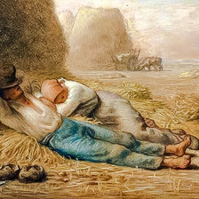 Схема вышивки «Noon Rest from Work.»