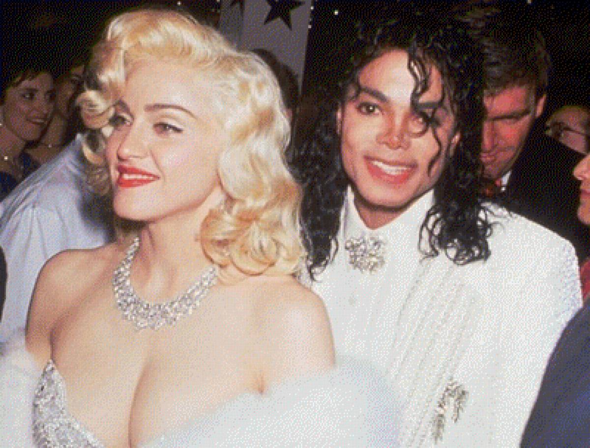 Майкл Джексон и Мадонна - певец, люди, знаменитости, майкл джексон, танцор, портреты - предпросмотр
