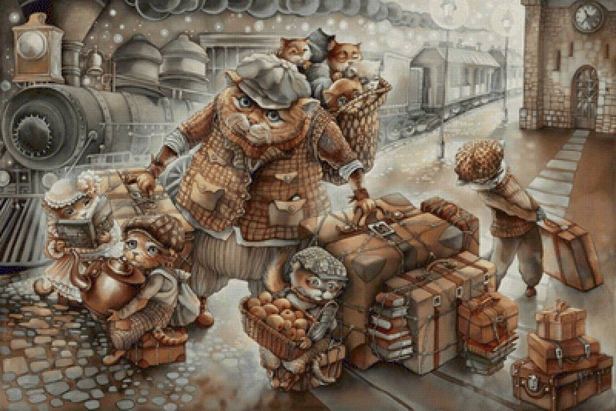 Семья - коты - предпросмотр