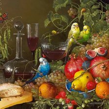 Схема вышивки «Arranjo,de mesa.»