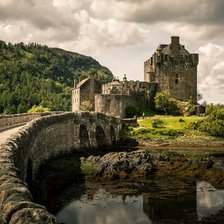 Схема вышивки «шотландский замок»