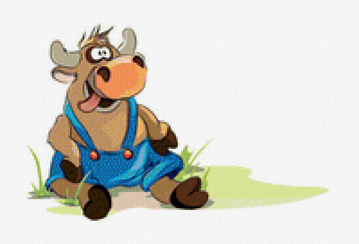 Бычок - животные - предпросмотр