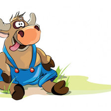 Схема вышивки «Бычок»