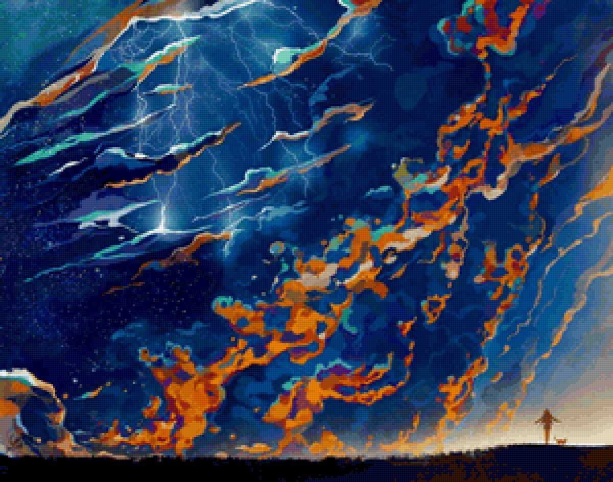 Гроза - гроза, кот, девушка - предпросмотр