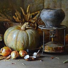 Схема вышивки «Тыква»