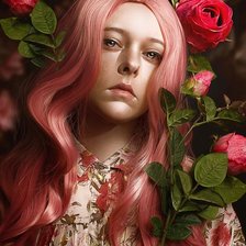 Схема вышивки «Роза»