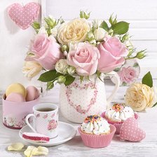 Схема вышивки «Цветы»