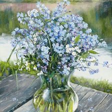 Схема вышивки «Цветы»