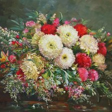 Схема вышивки «Букет»