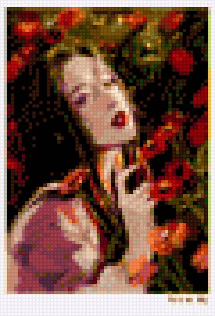 Cô gái bên hoa - mỹ nhân - предпросмотр