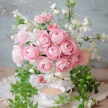 Схема вышивки «Цветы»