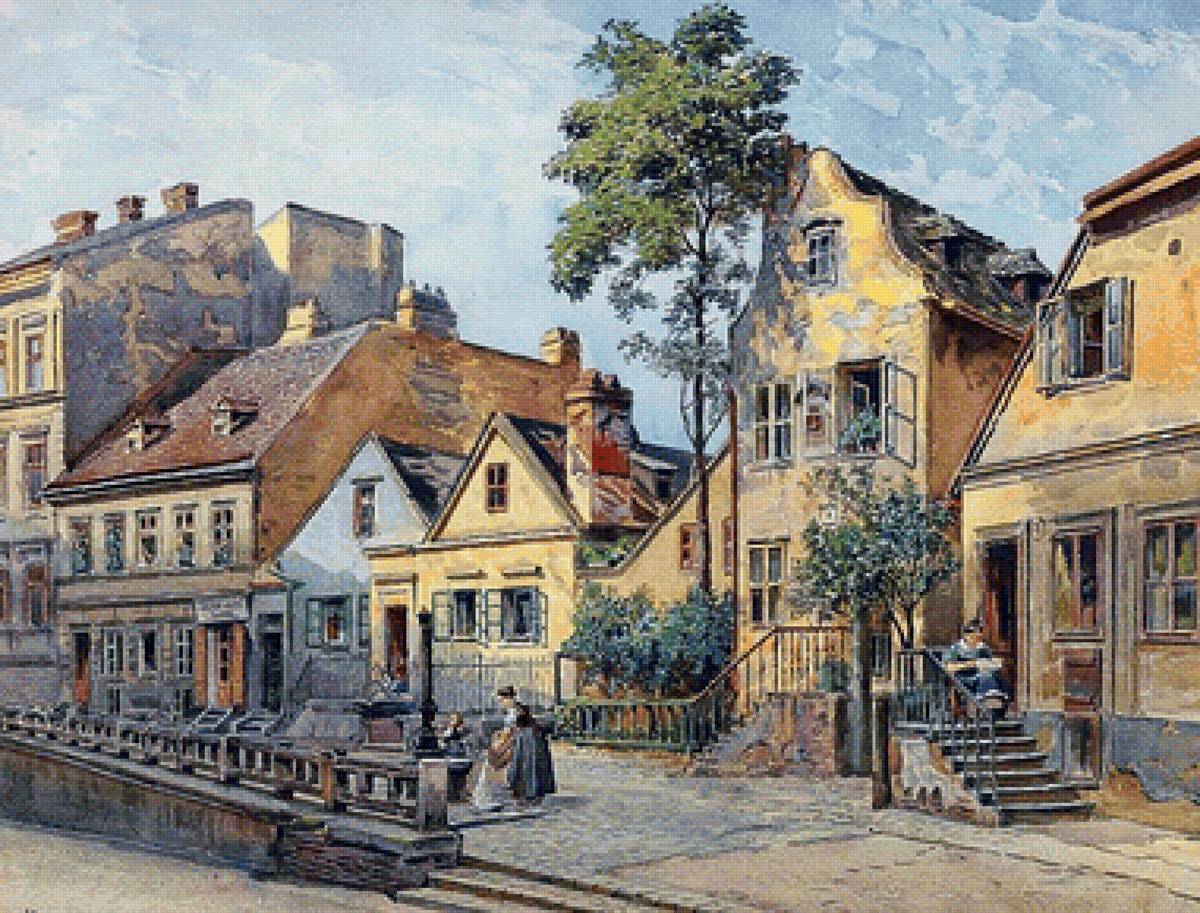 Старинные города картины. Эрнст Гранер (Ernst Graner. Ernst Graner художник. Акварели художника Эрнста Гранера Вена. Эрнст Гранер (Австрия)1865-1943.