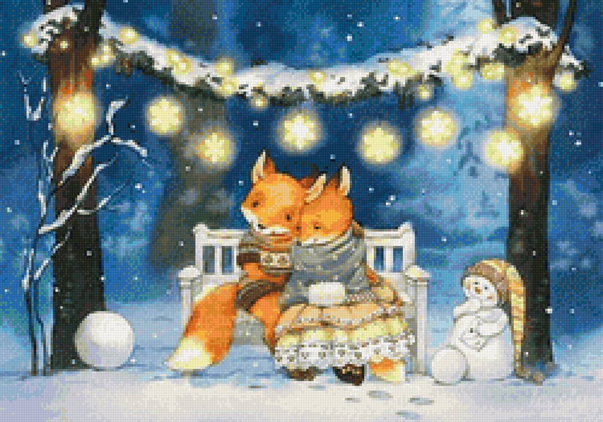 Зимушка - животные - предпросмотр