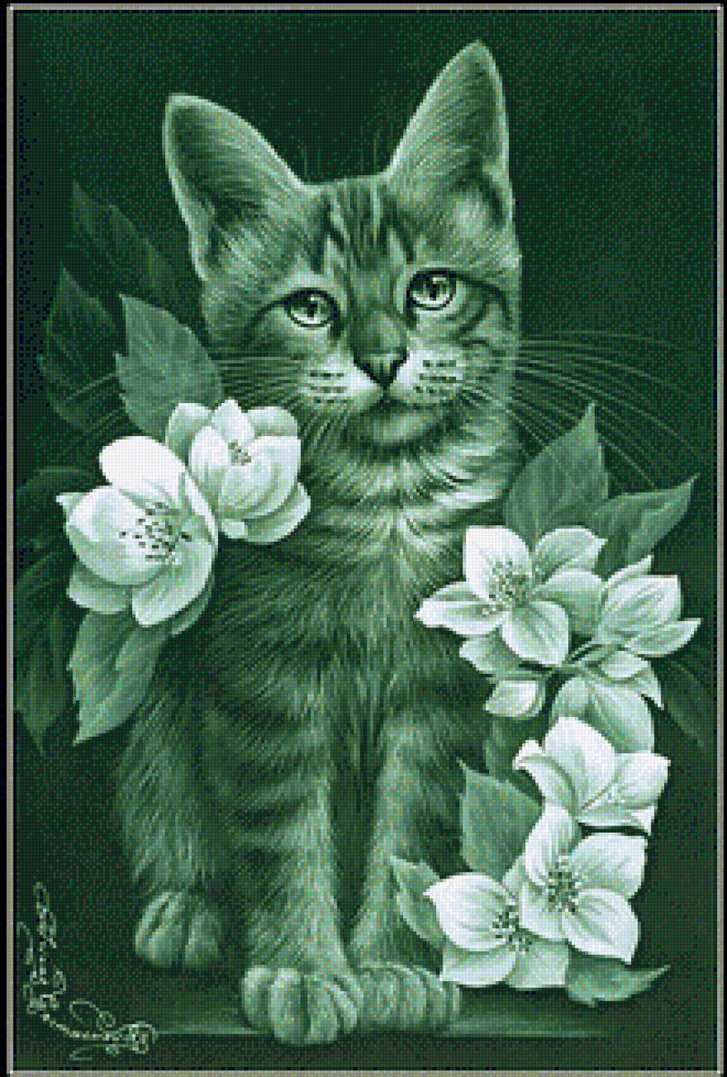 Коты И. Гармашовой - кот, картина - предпросмотр