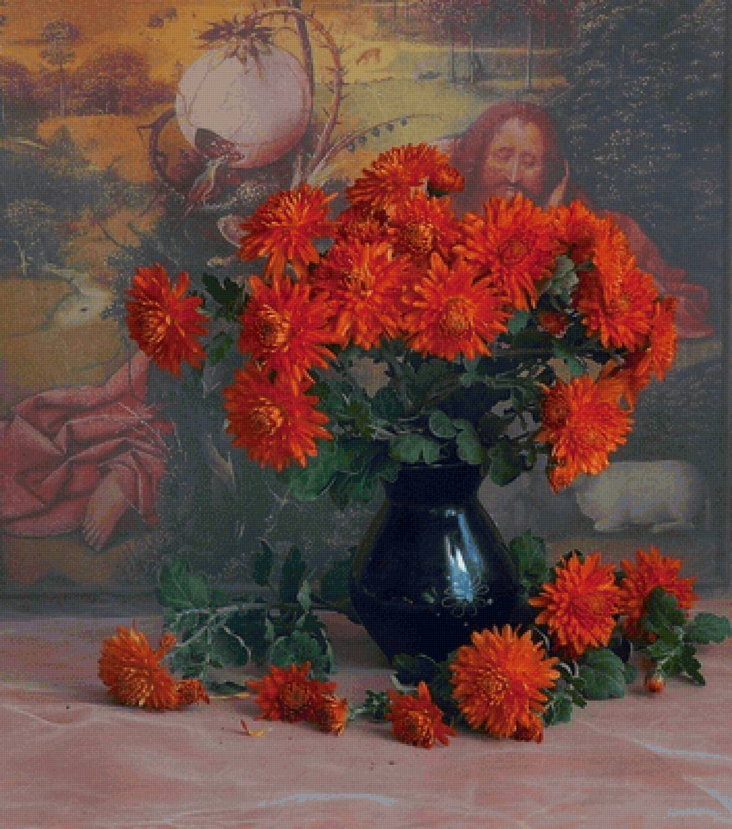 Хризантемы - предпросмотр