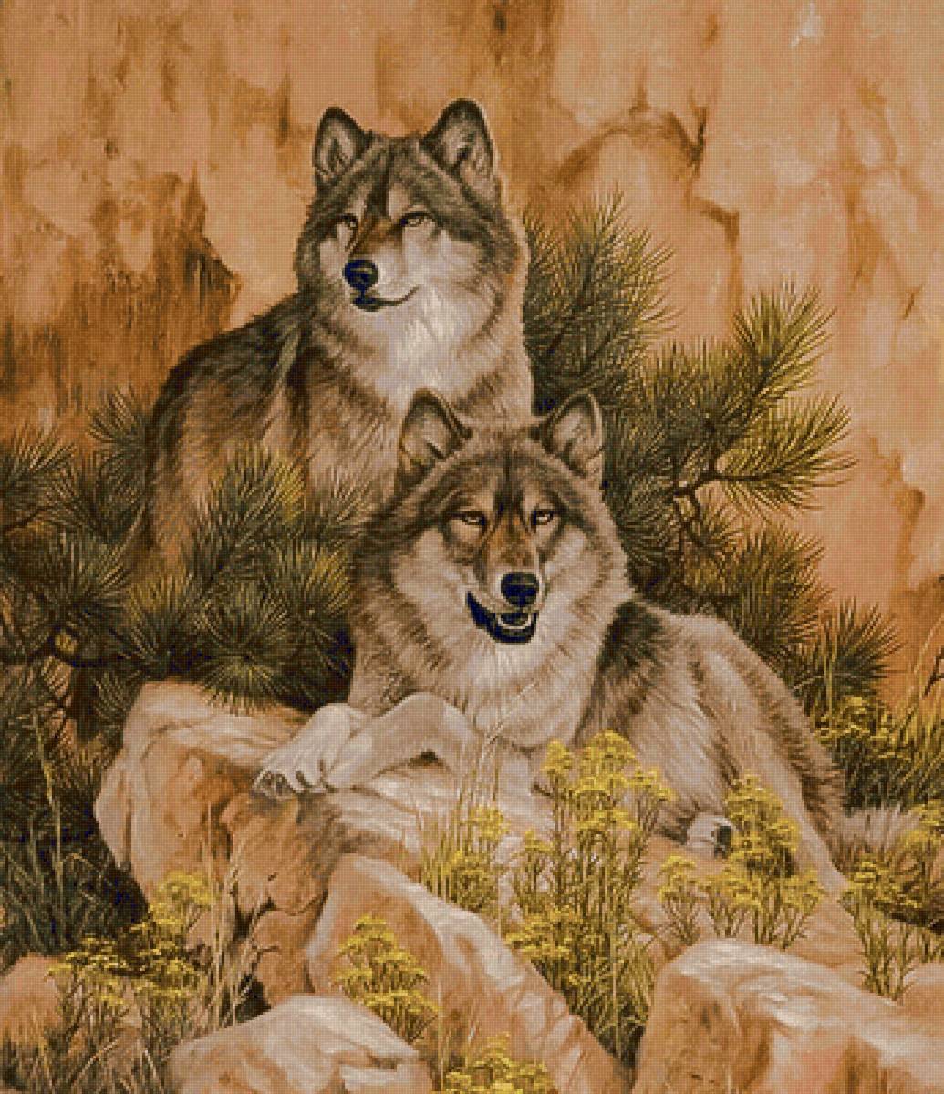 Majestic Wolf. - scenarys.animals. - предпросмотр