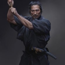 Схема вышивки «Самурай»