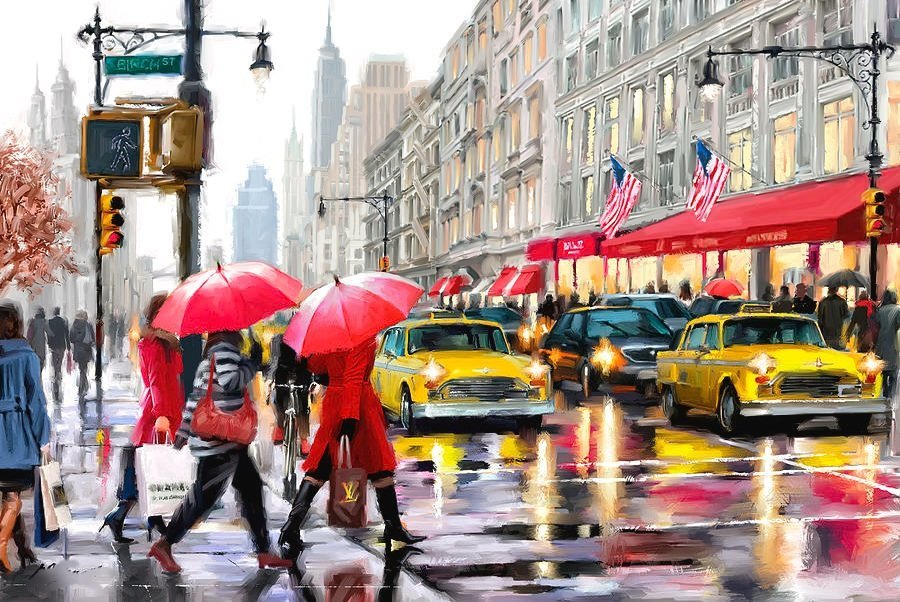 DIA LLUVIOSO NEW YORK - оригинал