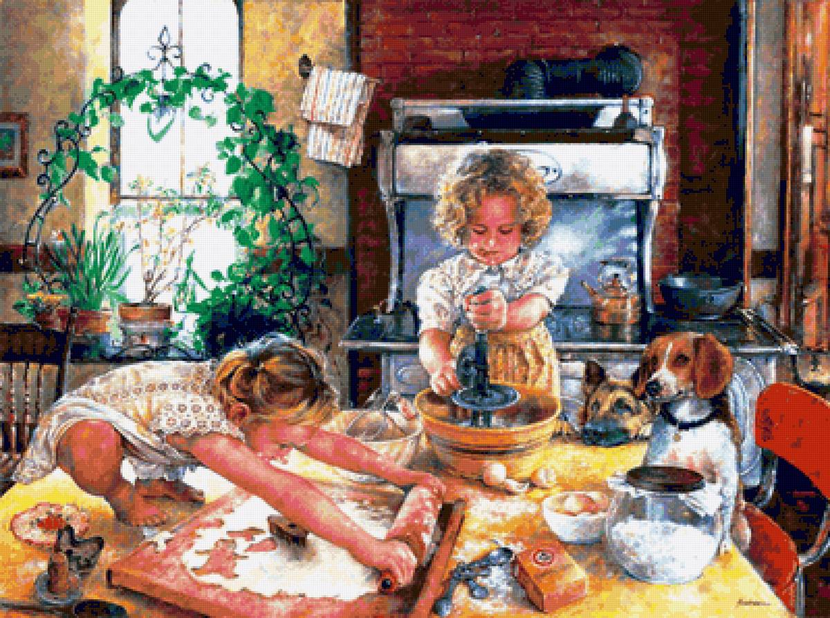 пекут печенье - сьюзен брабо - предпросмотр