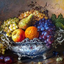 Схема вышивки «фрукты»