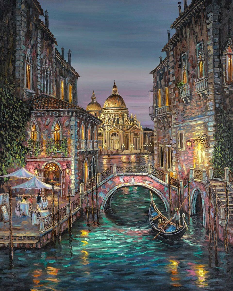 Венеция - город, венеция, мост, архитектура, италия - оригинал