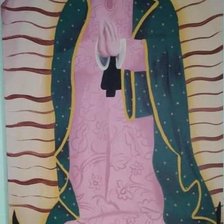 Схема вышивки «Virgen de guadalupe»