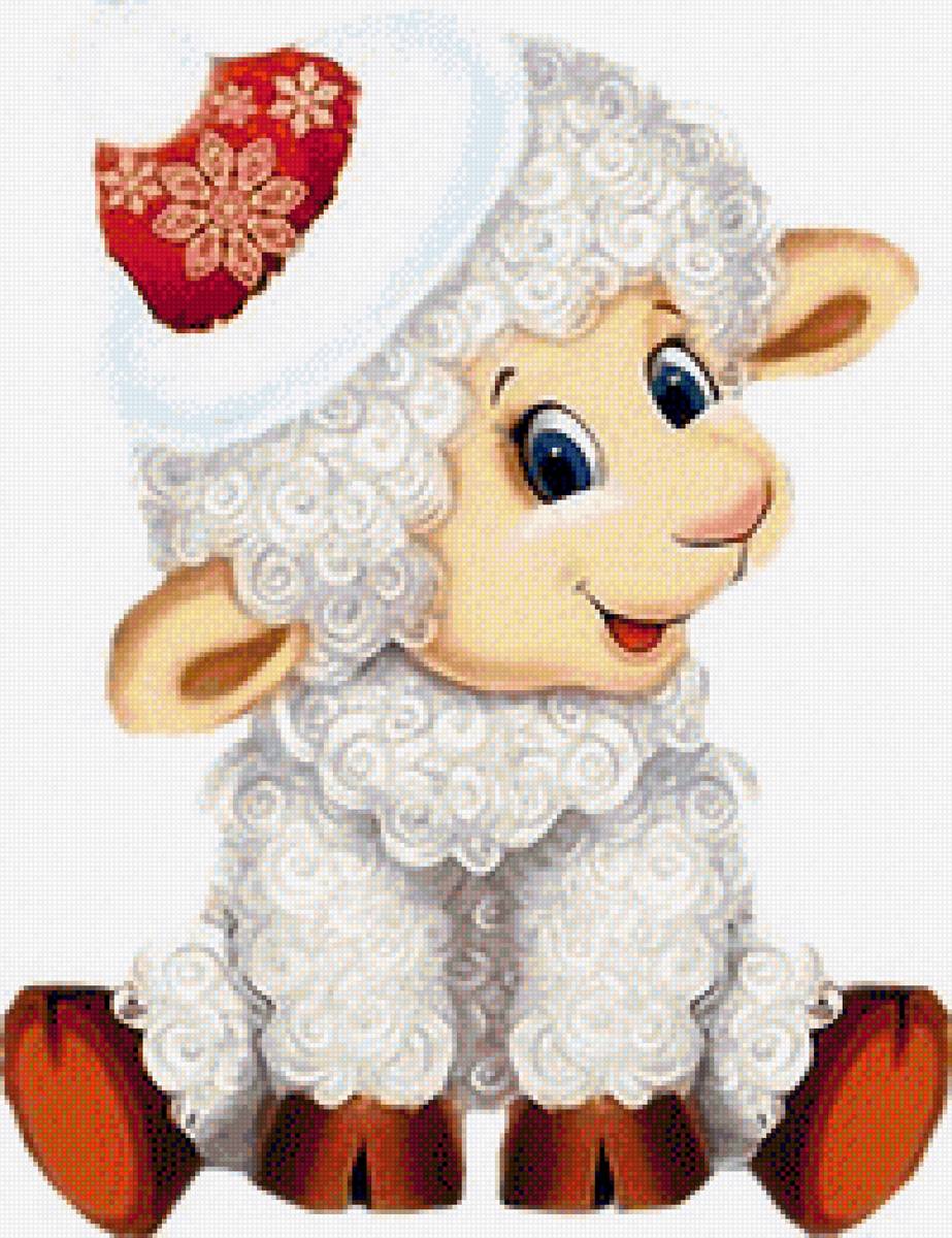 Дети года козы. Новогодний барашек. Год овцы. Новогодние овечки. Символ года овца.