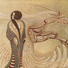 Оригинал схемы вышивки «Предчувствие» (№2233021)