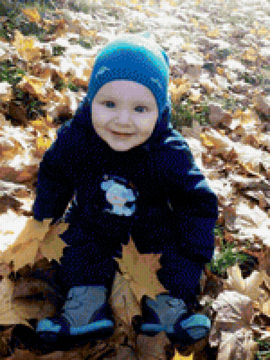 Внучок Димка - осень, внук - предпросмотр