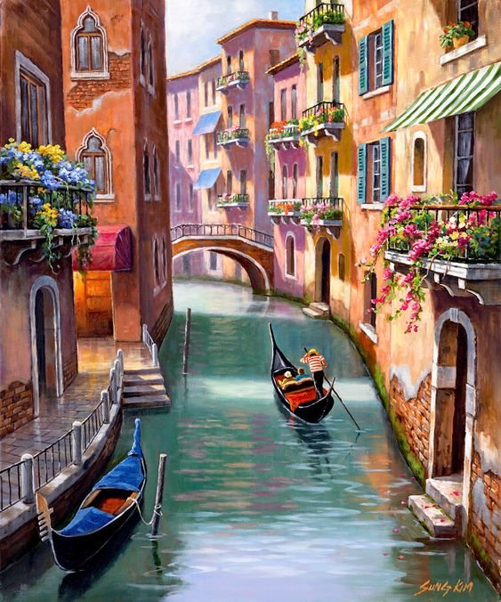 Венеция - венеция, река, город, италия - оригинал