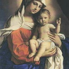 Оригинал схемы вышивки «Мать и дитя» (№2233687)