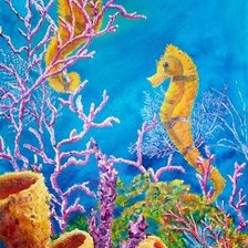 Схема вышивки «Sea Horse»