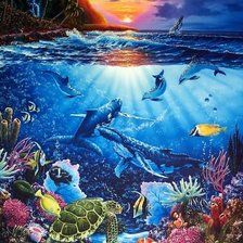 Схема вышивки «Sea World»