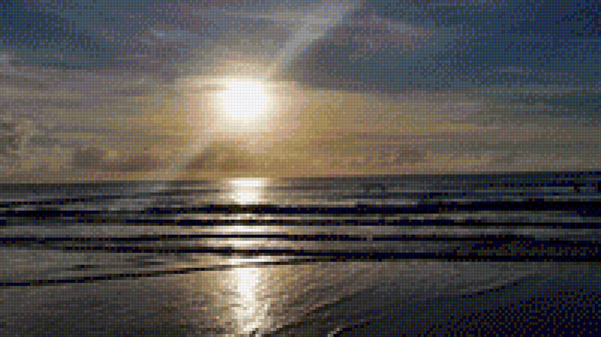 Sunset by the Sea - seascape - предпросмотр