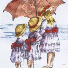 Схема вышивки «Under the Umbrella»