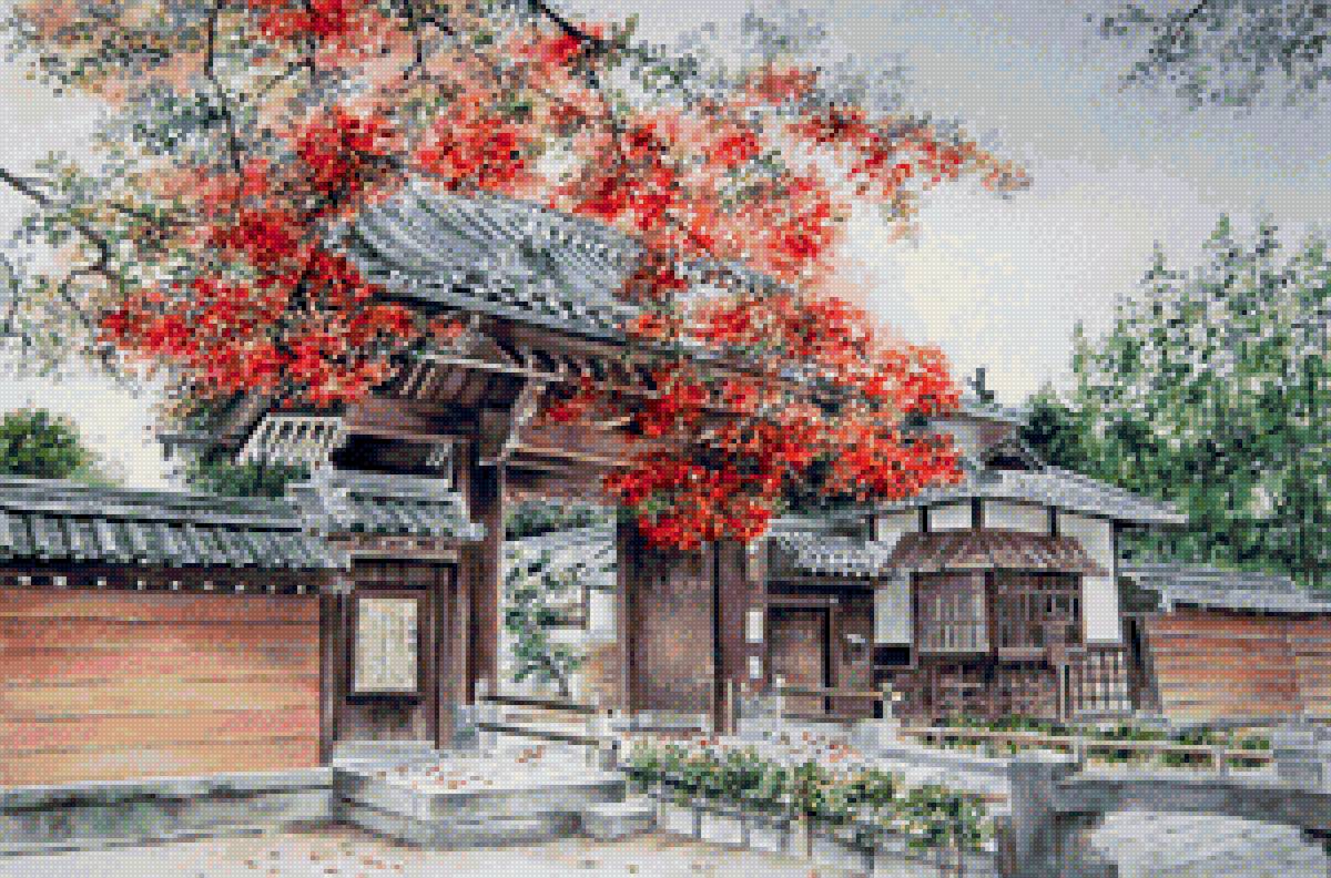 Ворота - ворота, азия, япония - предпросмотр