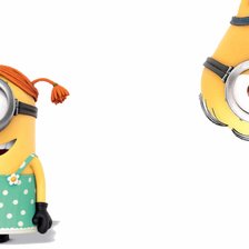 Схема вышивки «МИНЬОНЫ»