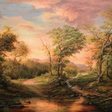 Схема вышивки «Пейзаж»