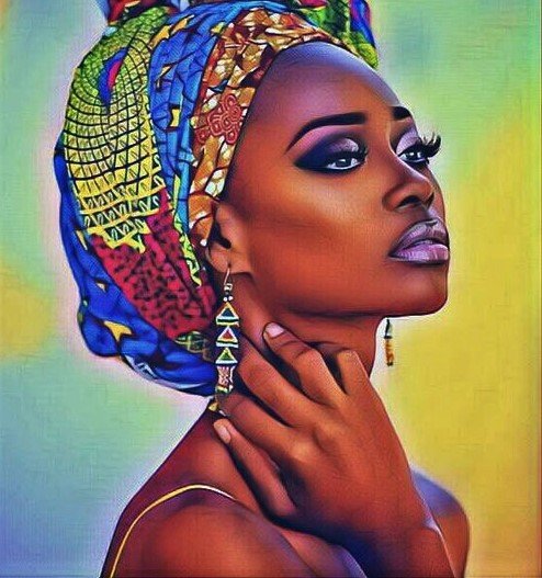 Mujer africana - оригинал