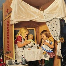 Схема вышивки «чаепитие.стефан доханос»