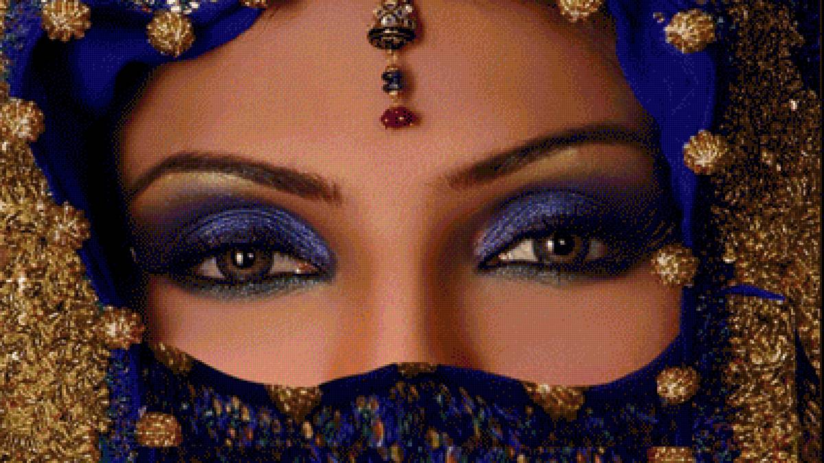 глаза востока - глаза восток девушка - предпросмотр