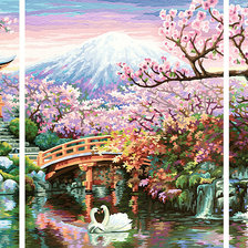 Схема вышивки «TRIPTICO ORIENTAL»