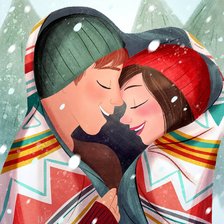 Схема вышивки «amor»