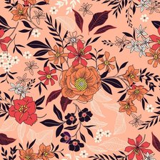 Схема вышивки «Цветы»