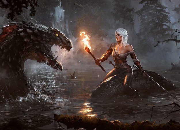 Цирилла и морской змей - ведьмак, пнк им. кирова - оригинал